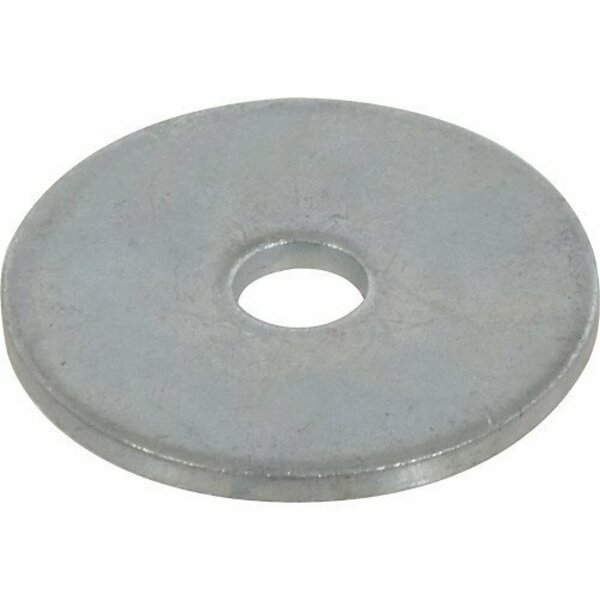 Hillman Flat Washer, Fits Bolt Size 3/16" , Steel Zinc Plated Finish 290006